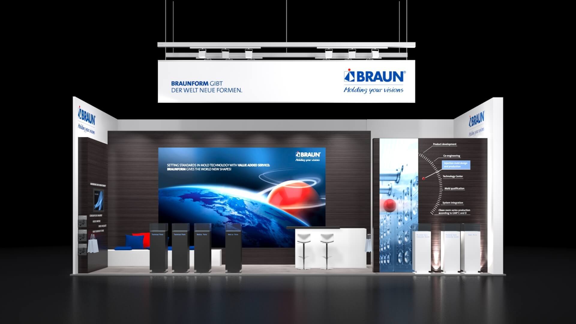 BRAUN Messestand auf Fakuma