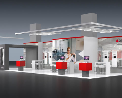 Delta CONTROL Messestand auf Light + Building