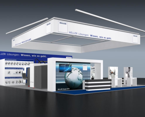 HELLER Messestand auf EMO