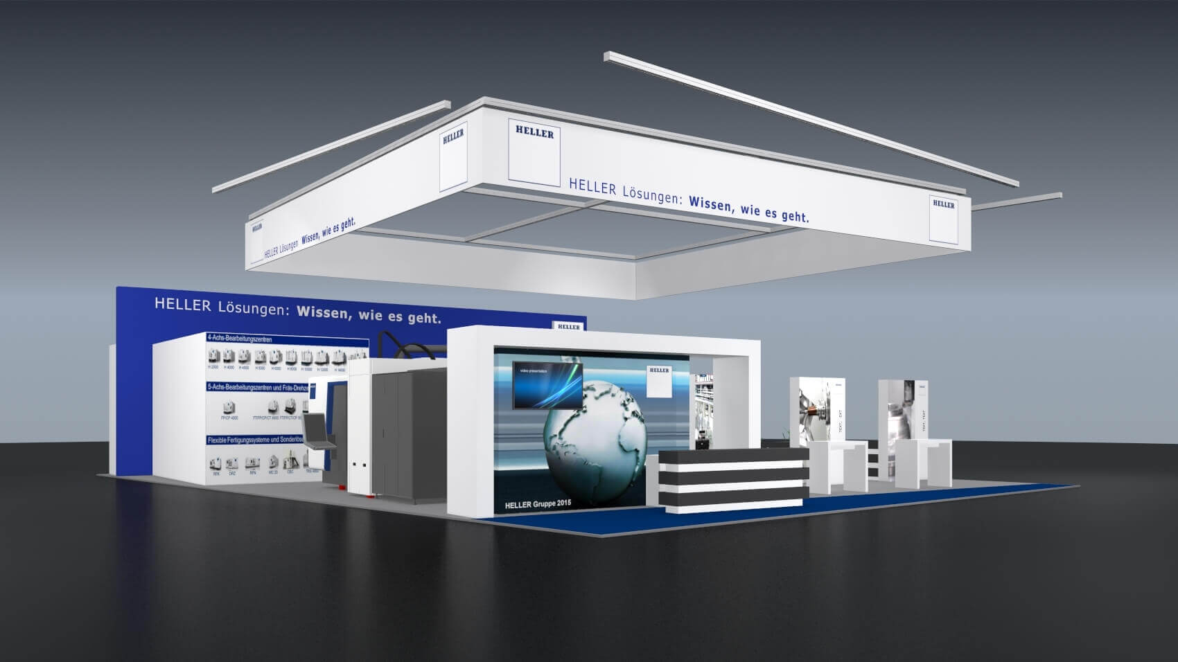HELLER Messestand auf EMO